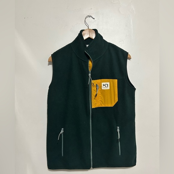 Kari Traa Rothe Fleece Vest‎ large recycled pine - Picture 1 of 5